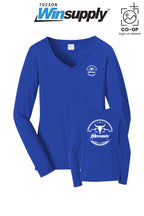 Port & Co™ Womens Long Sleeve Fan Favorite™ V-Neck Tee - Winsupply Tucson AZ