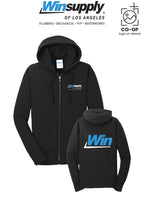 Port & Co™ Womens Core Fleece Full-Zip Hooded Sweatshirt - Winsupply of Los Angeles