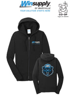 Port & Co™ Womens Core Fleece Full-Zip Hooded Sweatshirt - Winsupply of Maryville