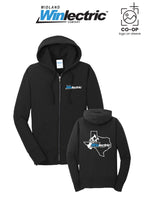 Port & Co™ Womens Core Fleece Full-Zip Hooded Sweatshirt - Winlectric of Midland