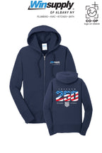 Port & Co™ Womens Core Fleece Full-Zip Hooded Sweatshirt - Winsupply of Albany NY