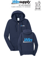 Port & Co™ Womens Core Fleece Full-Zip Hooded Sweatshirt - Winsupply of Los Angeles