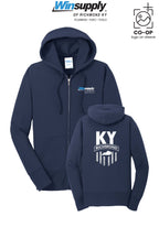 Port & Co™ Womens Core Fleece Full-Zip Hooded Sweatshirt - Winsupply of Richmond KY