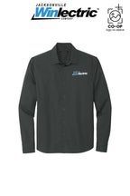 Mercer+Mettle® Long Sleeve Stretch Woven Shirt - Jacksonville Winlectric