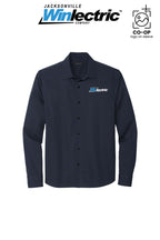 Mercer+Mettle® Long Sleeve Stretch Woven Shirt - Jacksonville Winlectric