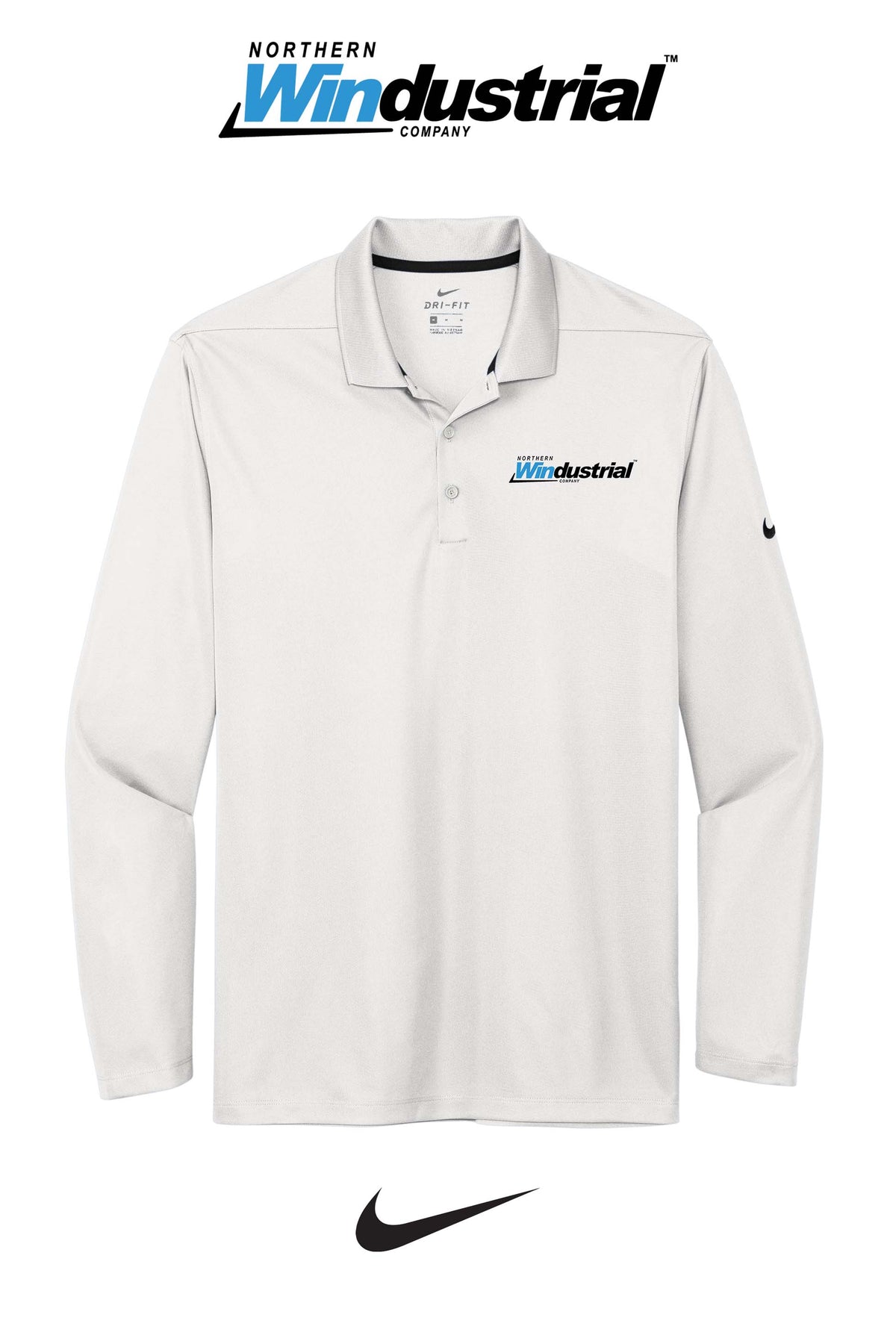 Nike Dri-FIT Micro Pique 2.0 Long Sleeve Polo - Northern Windustrial