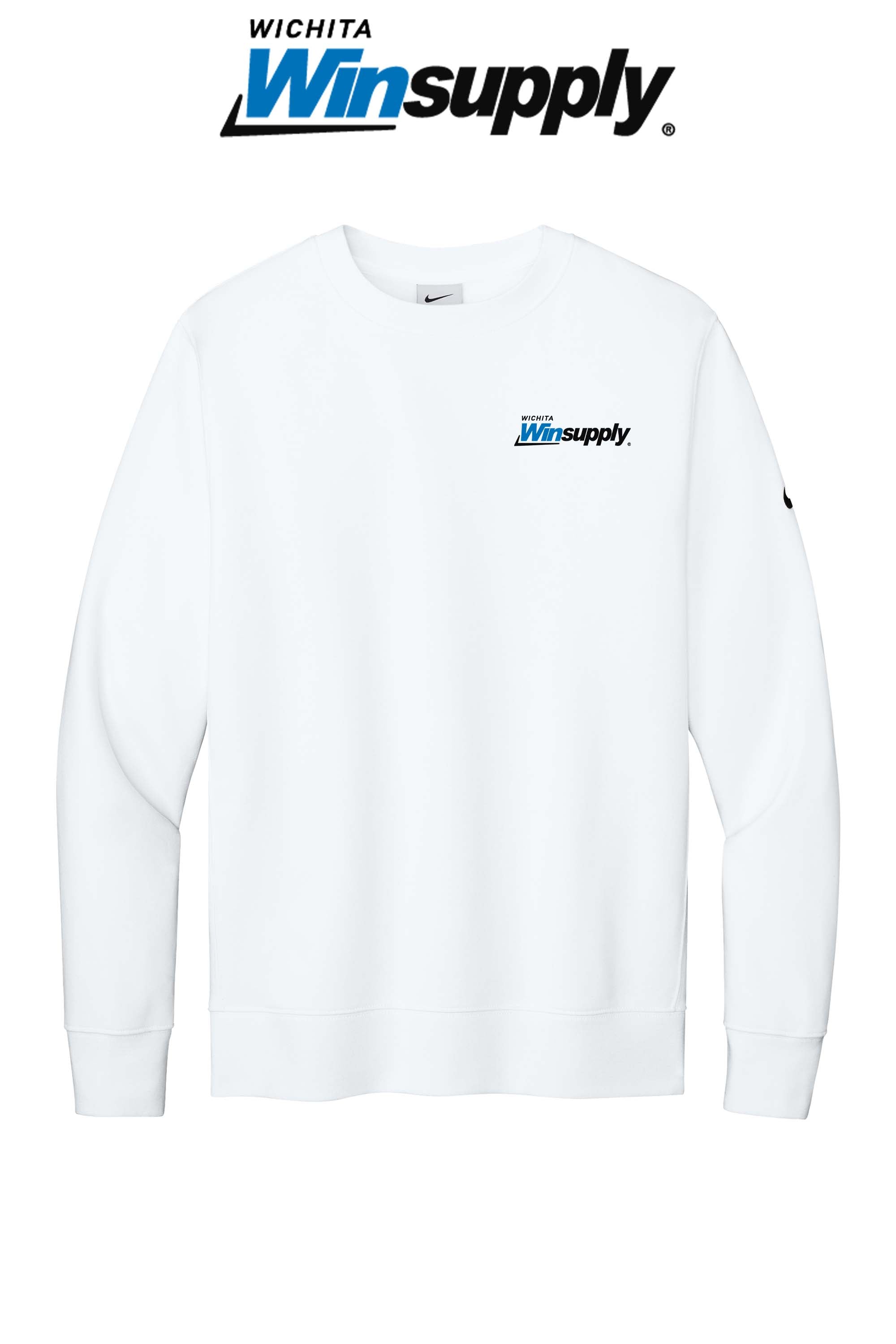 Nike Club Fleece Sleeve Swoosh Crew - Wichita Winsupply