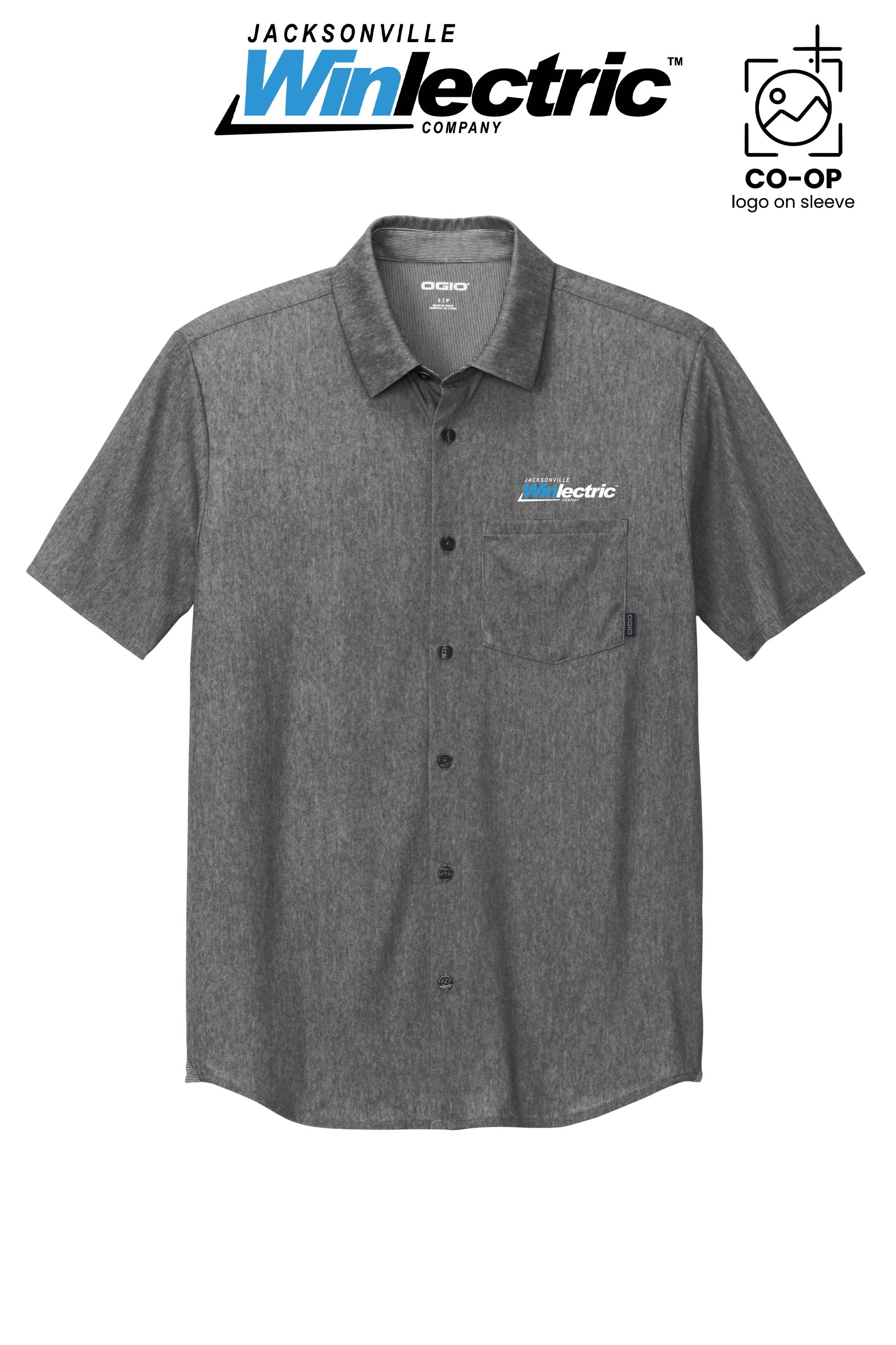 OGIO® Extend Short Sleeve Button-Up - Jacksonville Winlectric