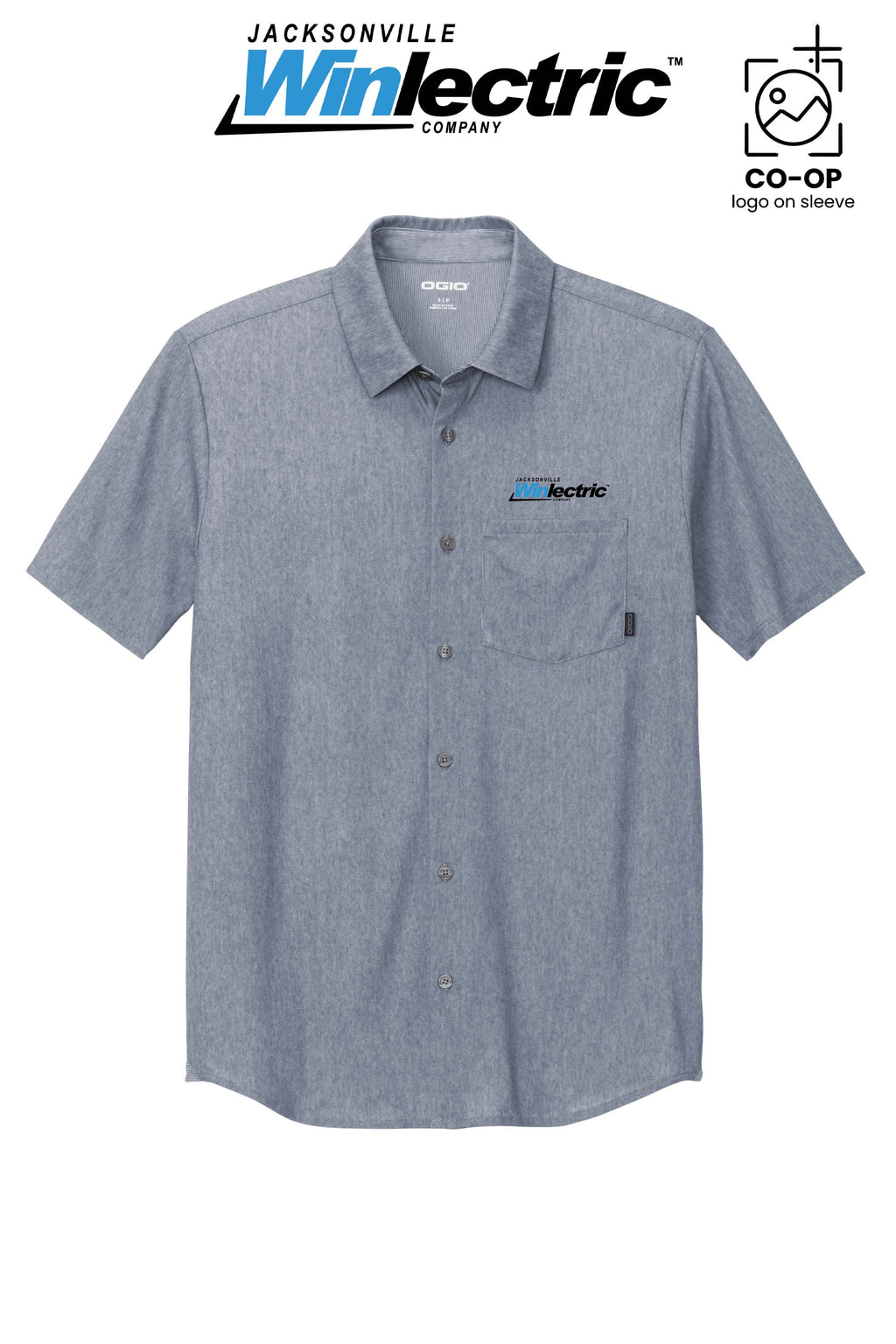 OGIO® Extend Short Sleeve Button-Up - Jacksonville Winlectric