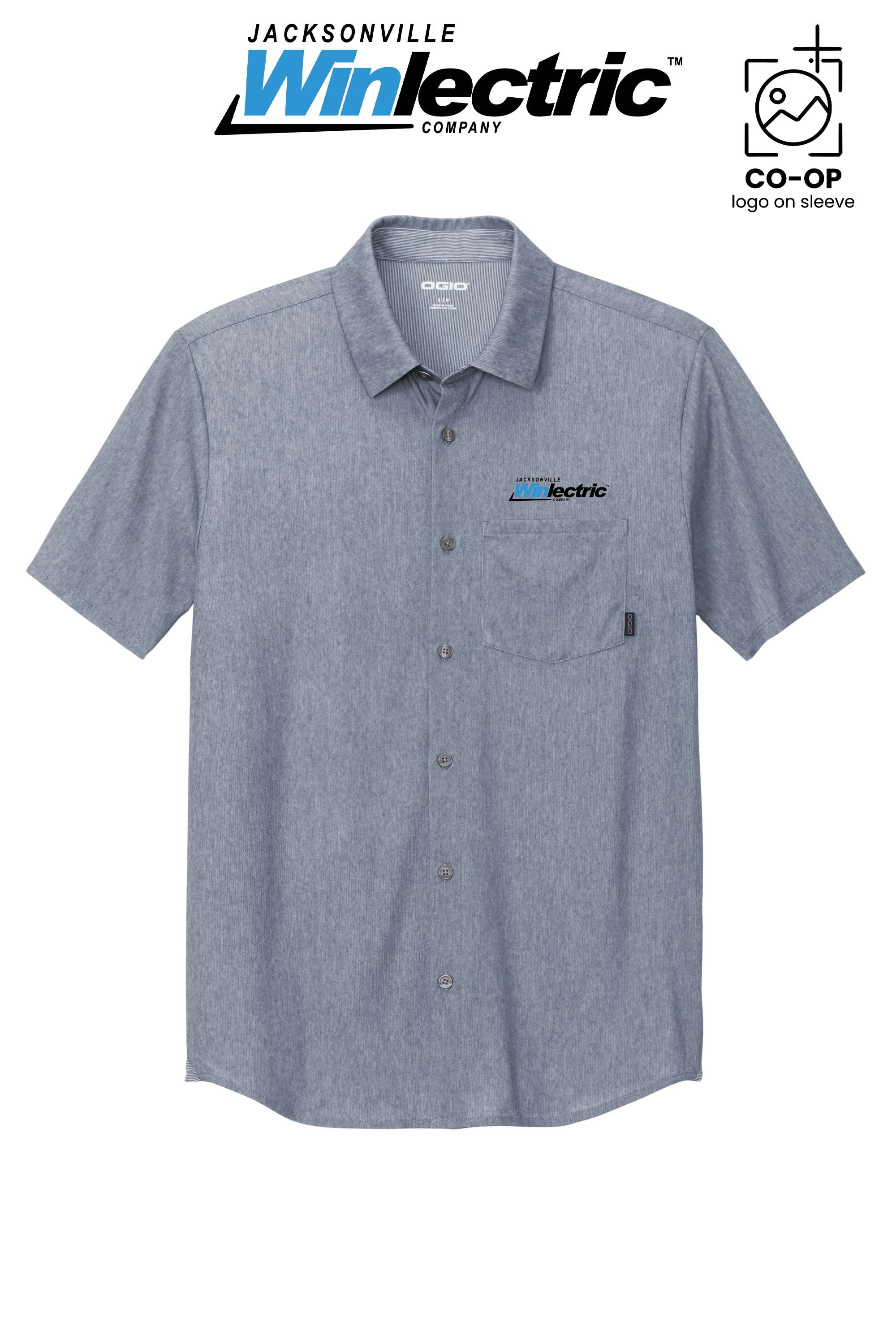 OGIO® Extend Short Sleeve Button-Up - Jacksonville Winlectric