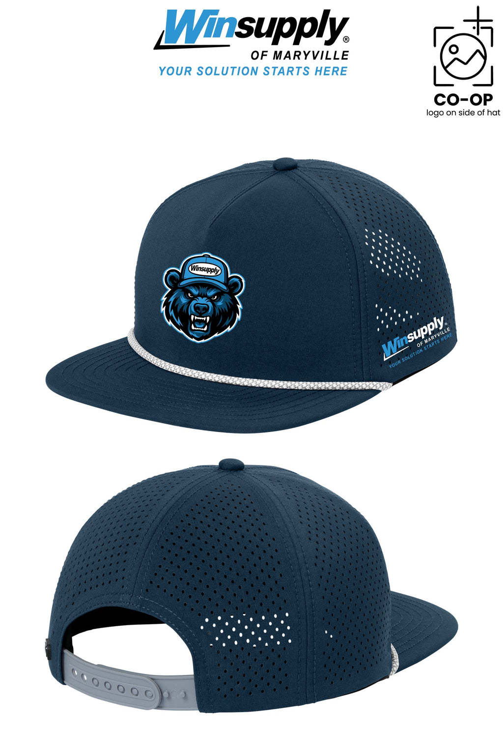 OGIO® 5-Panel Rope Performance Cap - Winsupply of Maryville