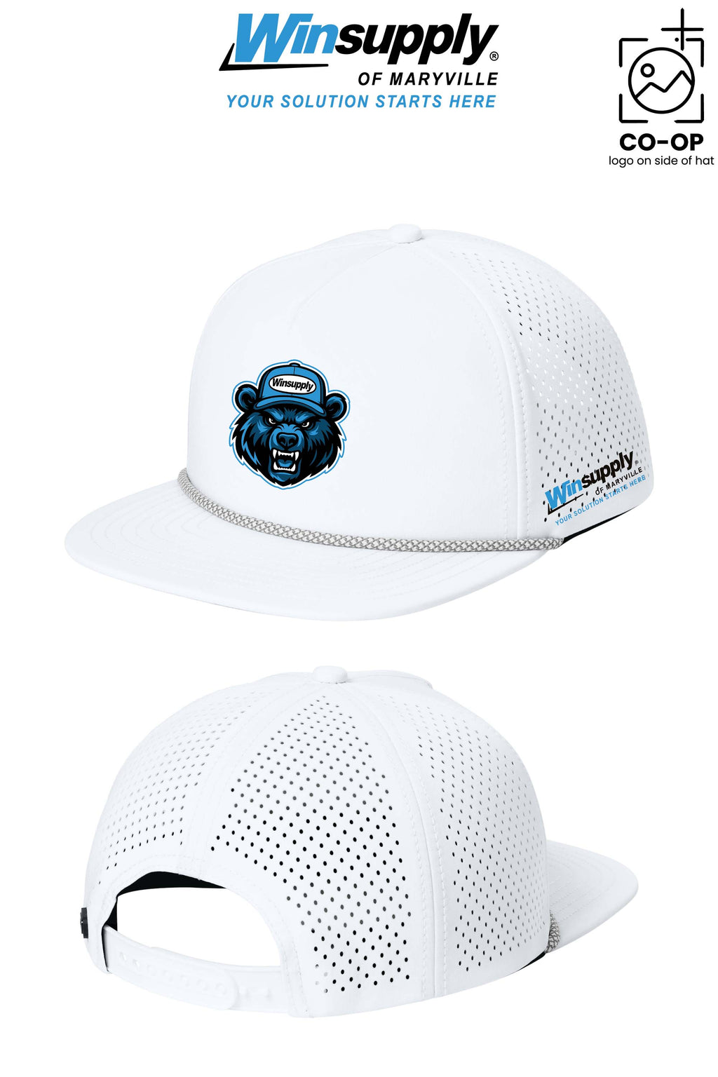 OGIO® 5-Panel Rope Performance Cap - Winsupply of Maryville