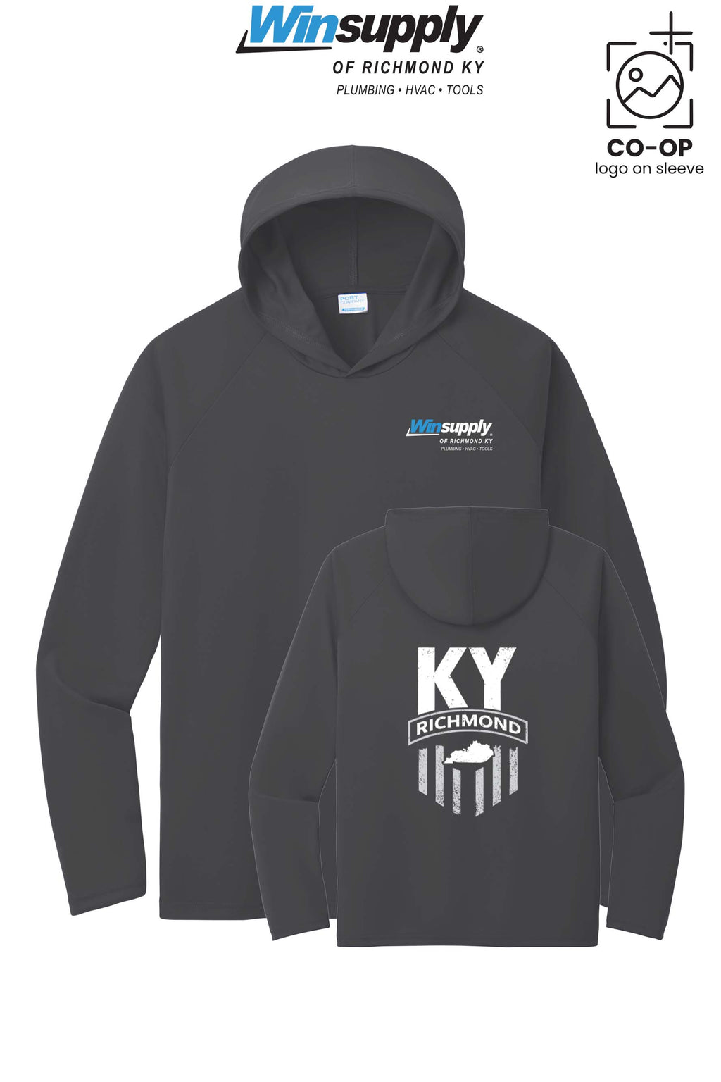 Port & Co™ Performance Pullover Hooded UPF50 Tee - Winsupply of Richmond KY