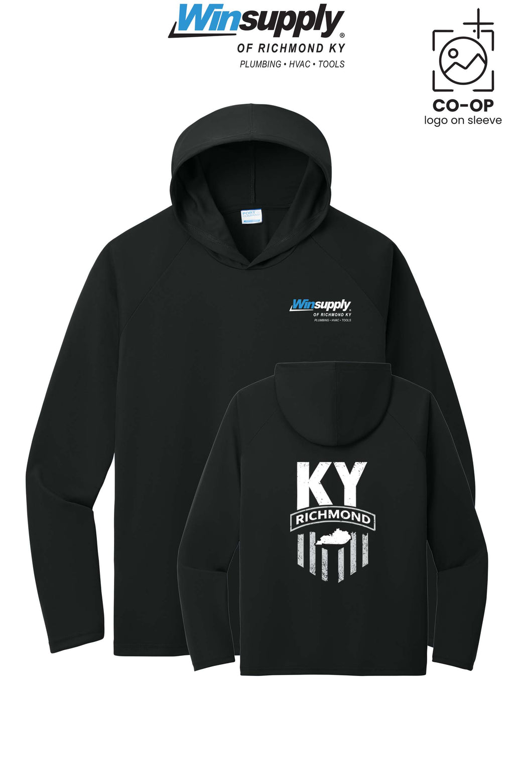 Port & Co™ Performance Pullover Hooded UPF50 Tee - Winsupply of Richmond KY