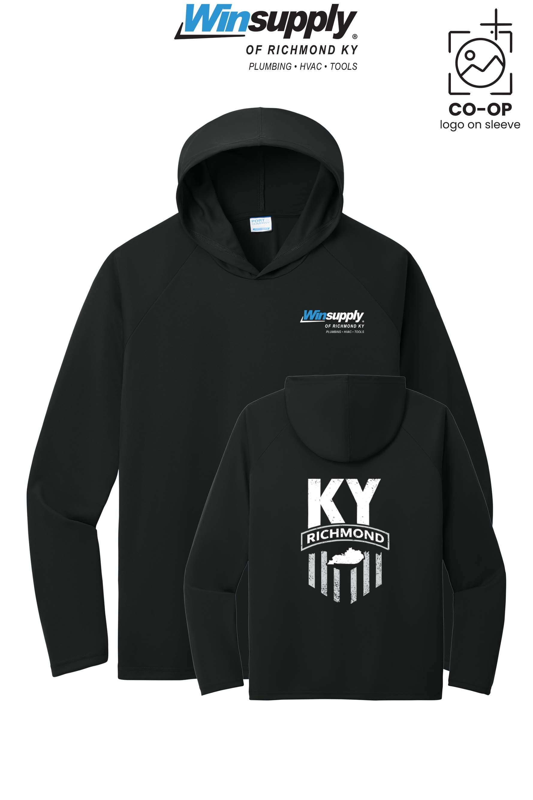 Port & Co™ Performance Pullover Hooded UPF50 Tee - Winsupply of Richmond KY