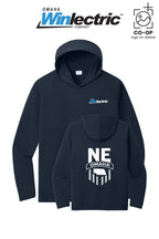 Port & Co™ Performance Pullover Hooded UPF50 Tee - Omaha Winlectric