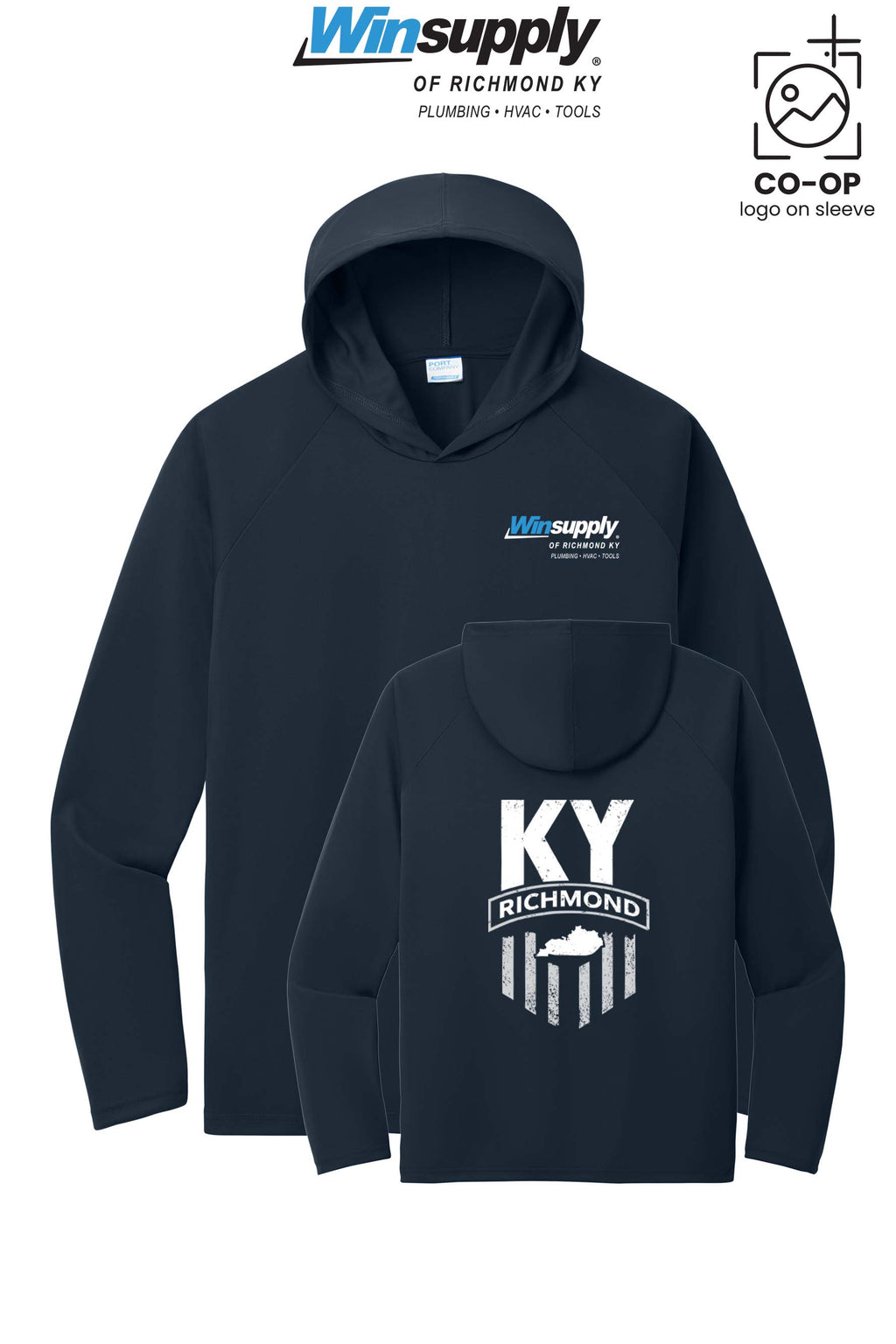 Port & Co™ Performance Pullover Hooded UPF50 Tee - Winsupply of Richmond KY