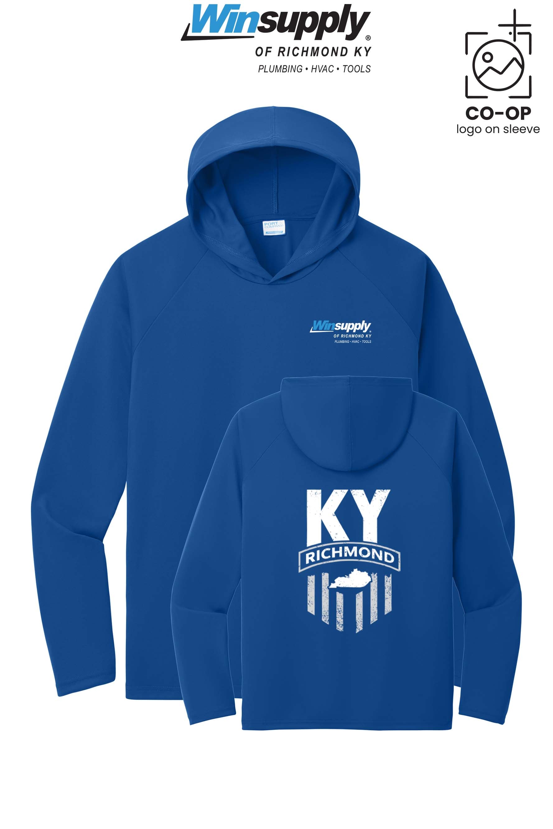 Port & Co™ Performance Pullover Hooded UPF50 Tee - Winsupply of Richmond KY