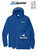 Port & Co™ Performance Pullover Hooded UPF50 Tee - Windustrial Triple Cities
