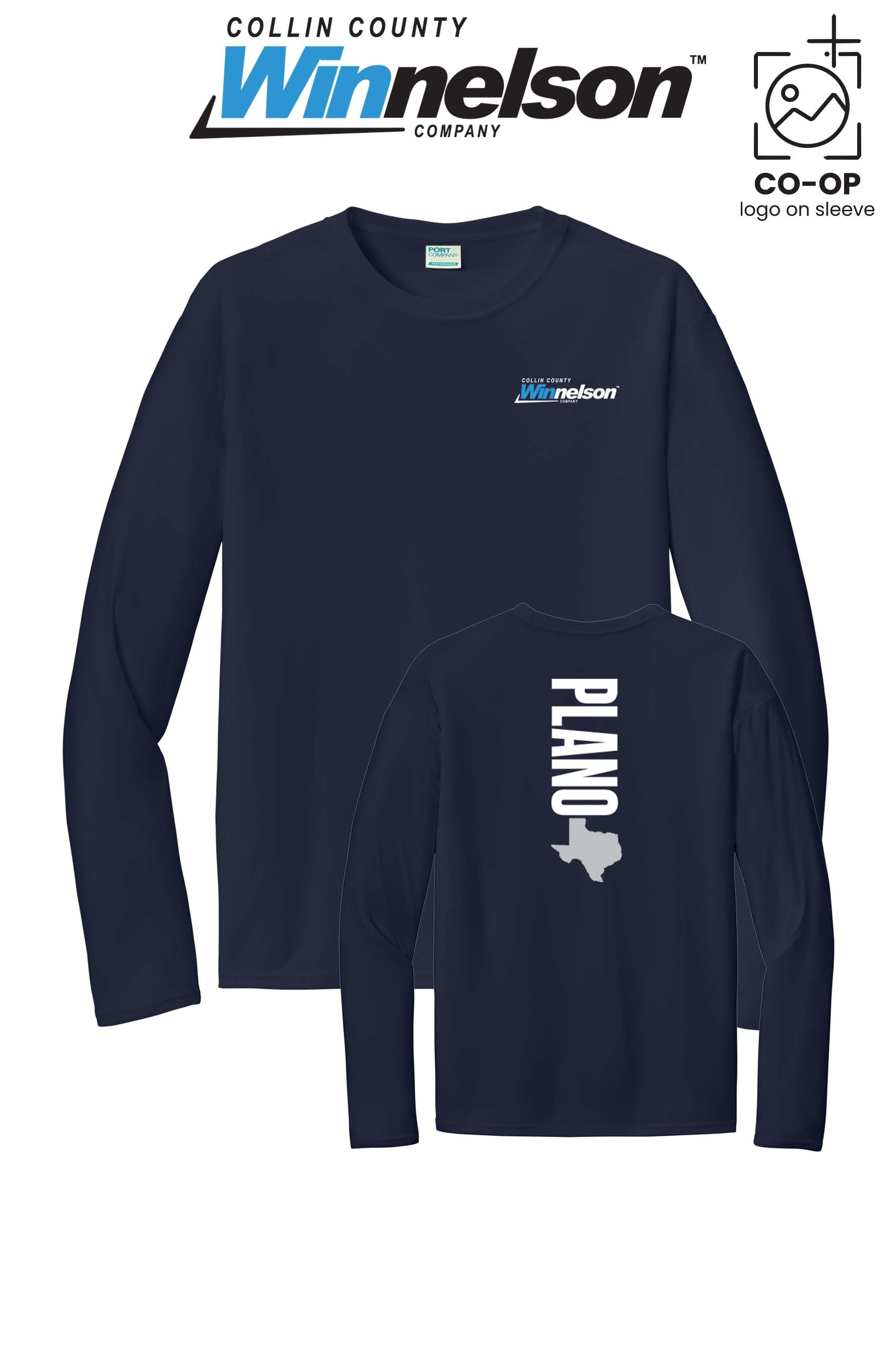 Port & Co™ Performance UPF 50 Long Sleeve - Collin County Winnelson