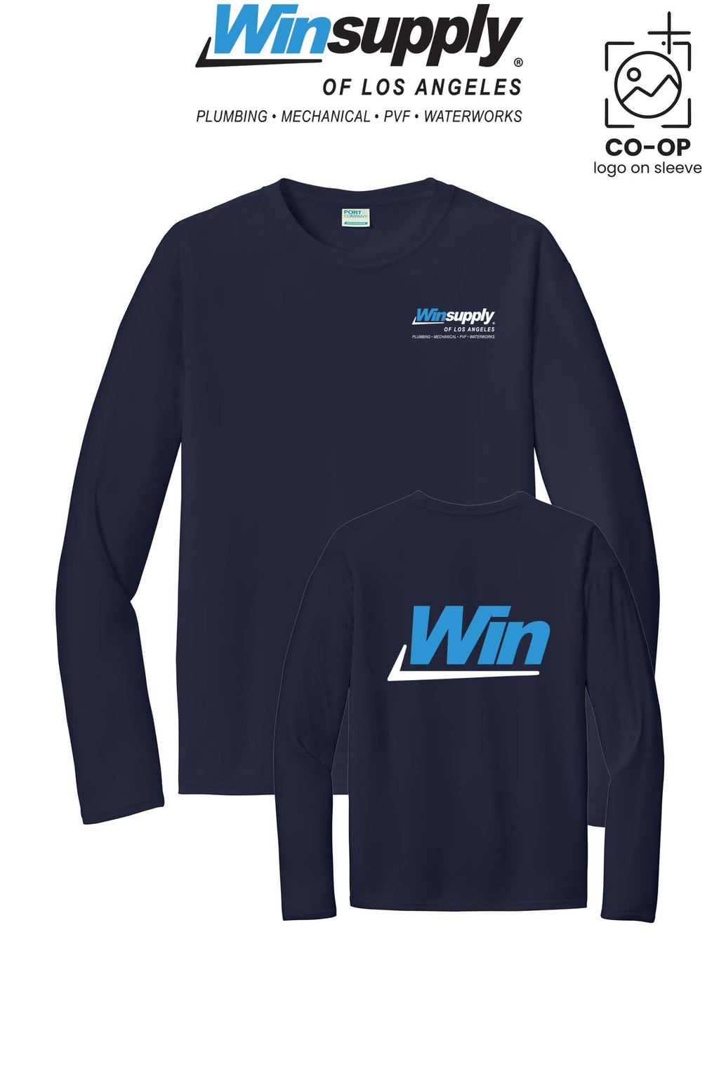 Port & Co™ Performance UPF 50 Long Sleeve - Winsupply of Los Angeles