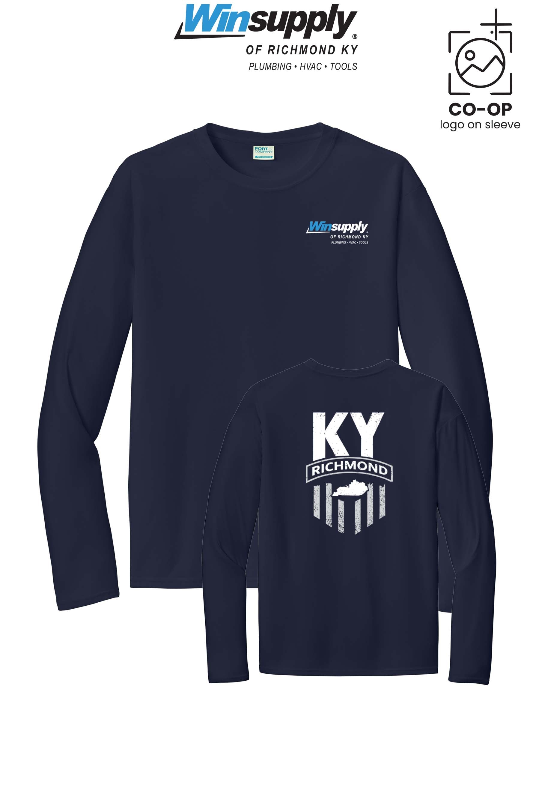 Port & Co™ Performance UPF 50 Long Sleeve - Winsupply of Richmond KY