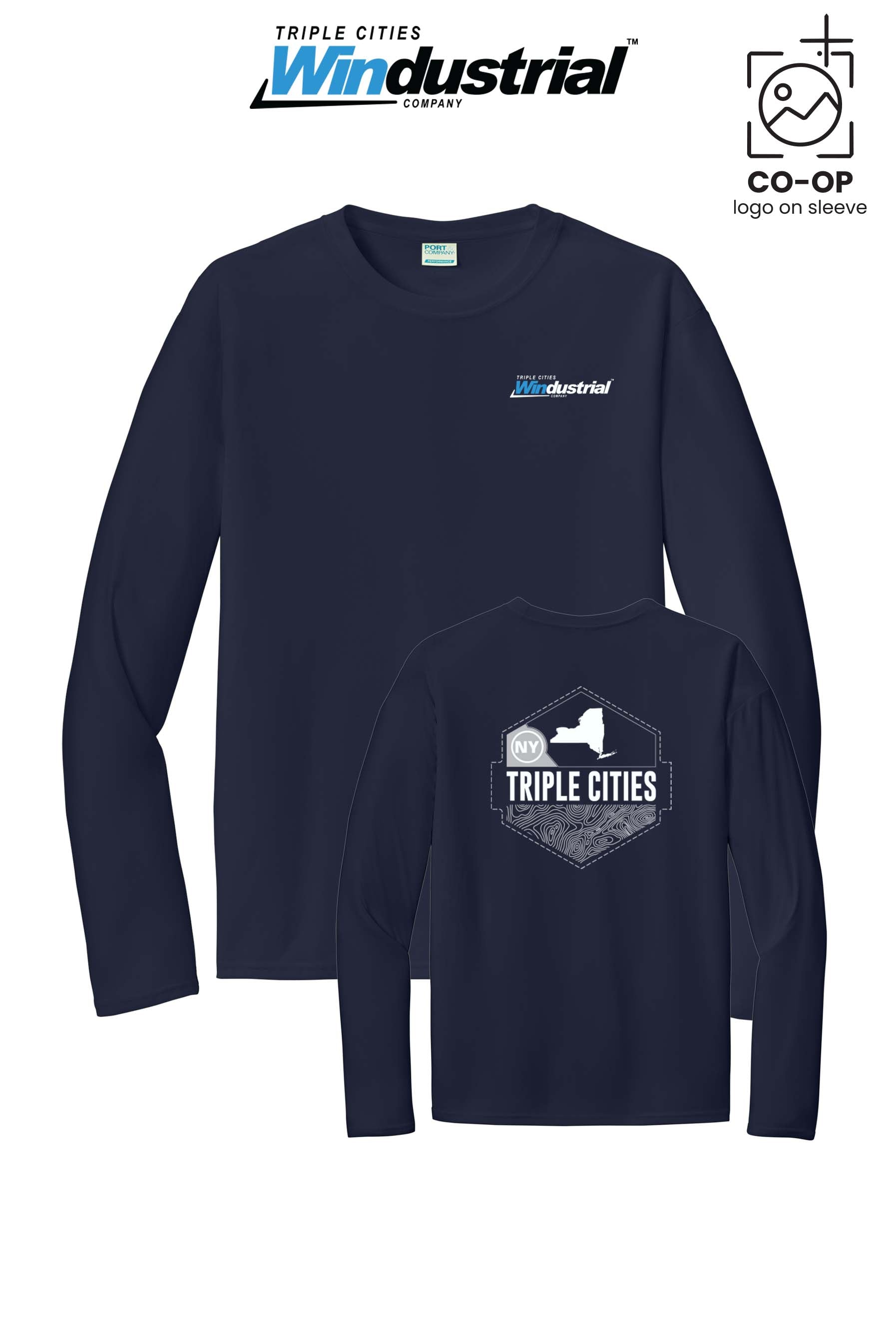 Port & Co™ Performance UPF 50 Long Sleeve - Windustrial Triple Cities