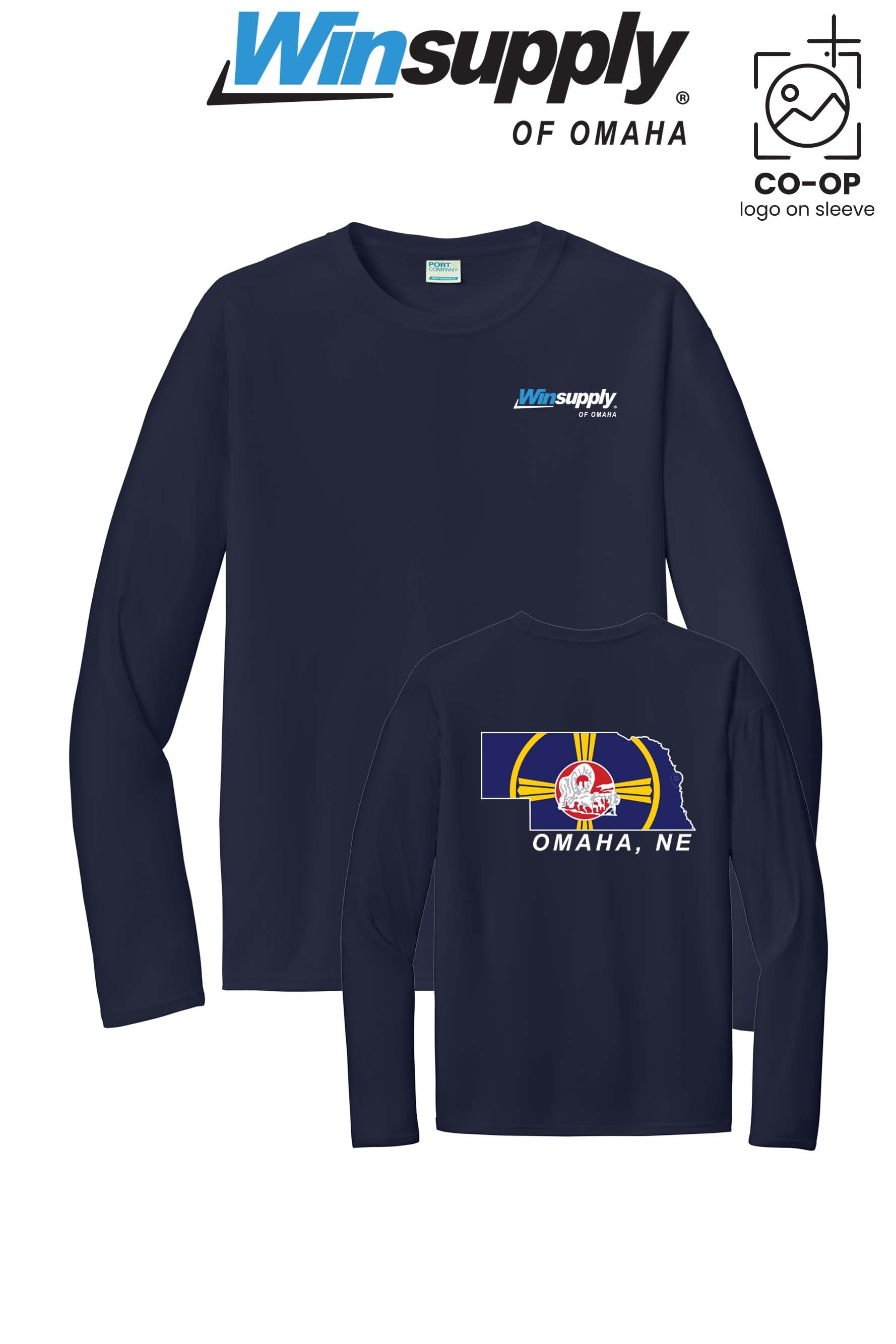 Port & Co™ Performance UPF 50 Long Sleeve - Winsupply of Omaha