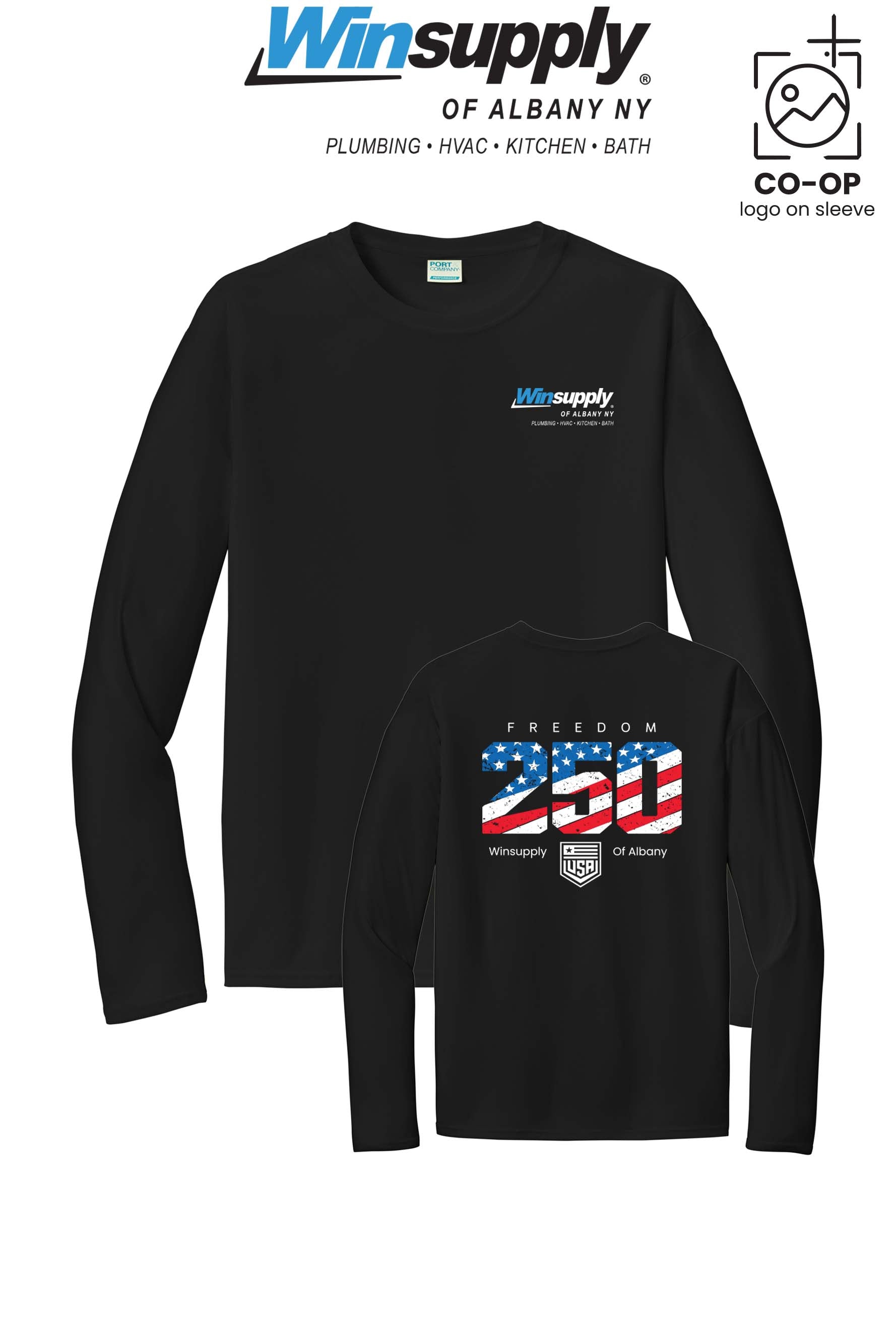 Port & Co™ Performance UPF 50 Long Sleeve - Winsupply of Albany NY
