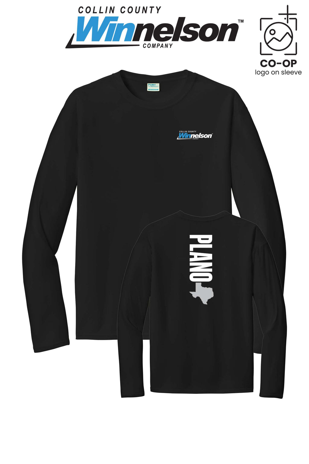 Port & Co™ Performance UPF 50 Long Sleeve - Collin County Winnelson