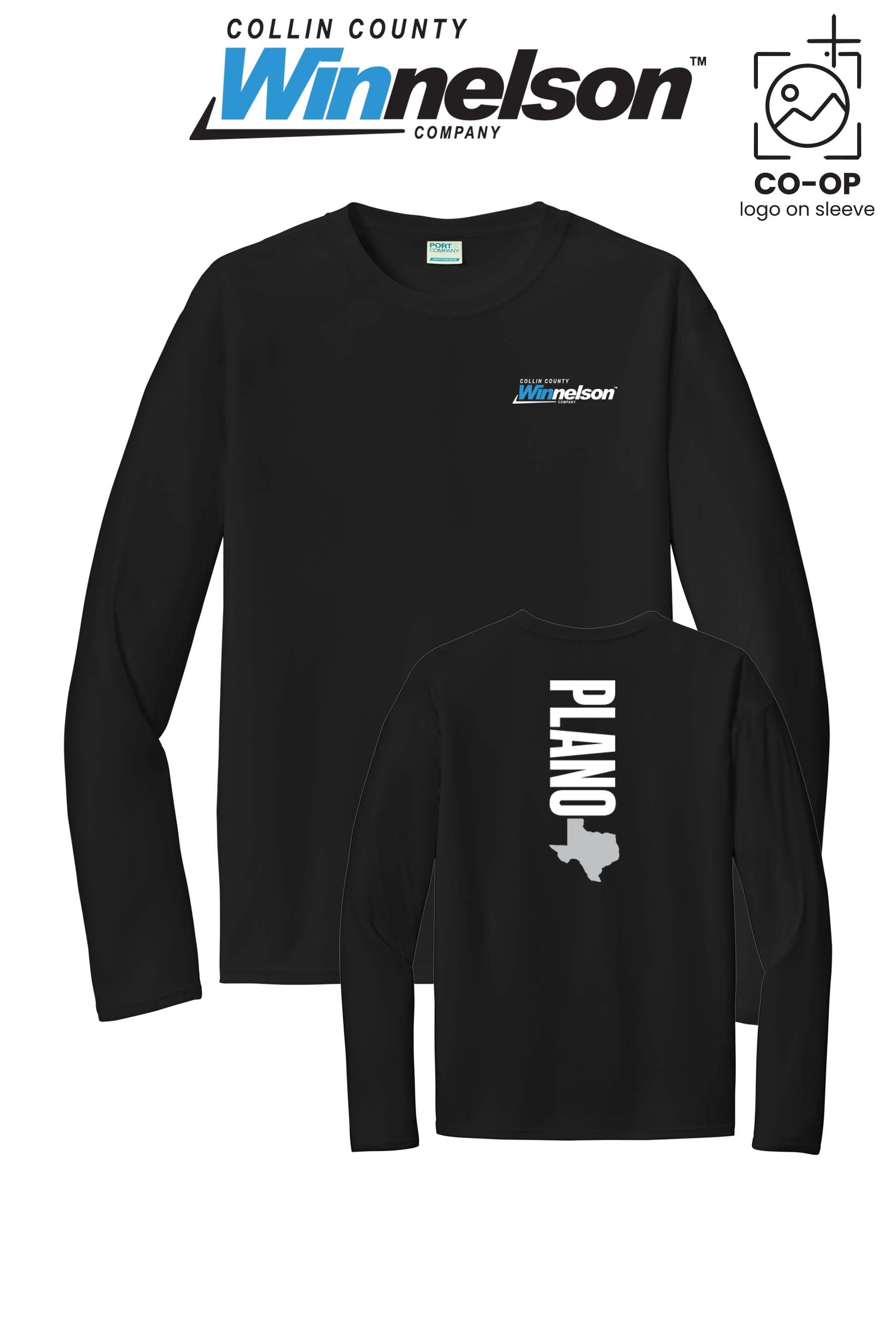 Port & Co™ Performance UPF 50 Long Sleeve - Collin County Winnelson