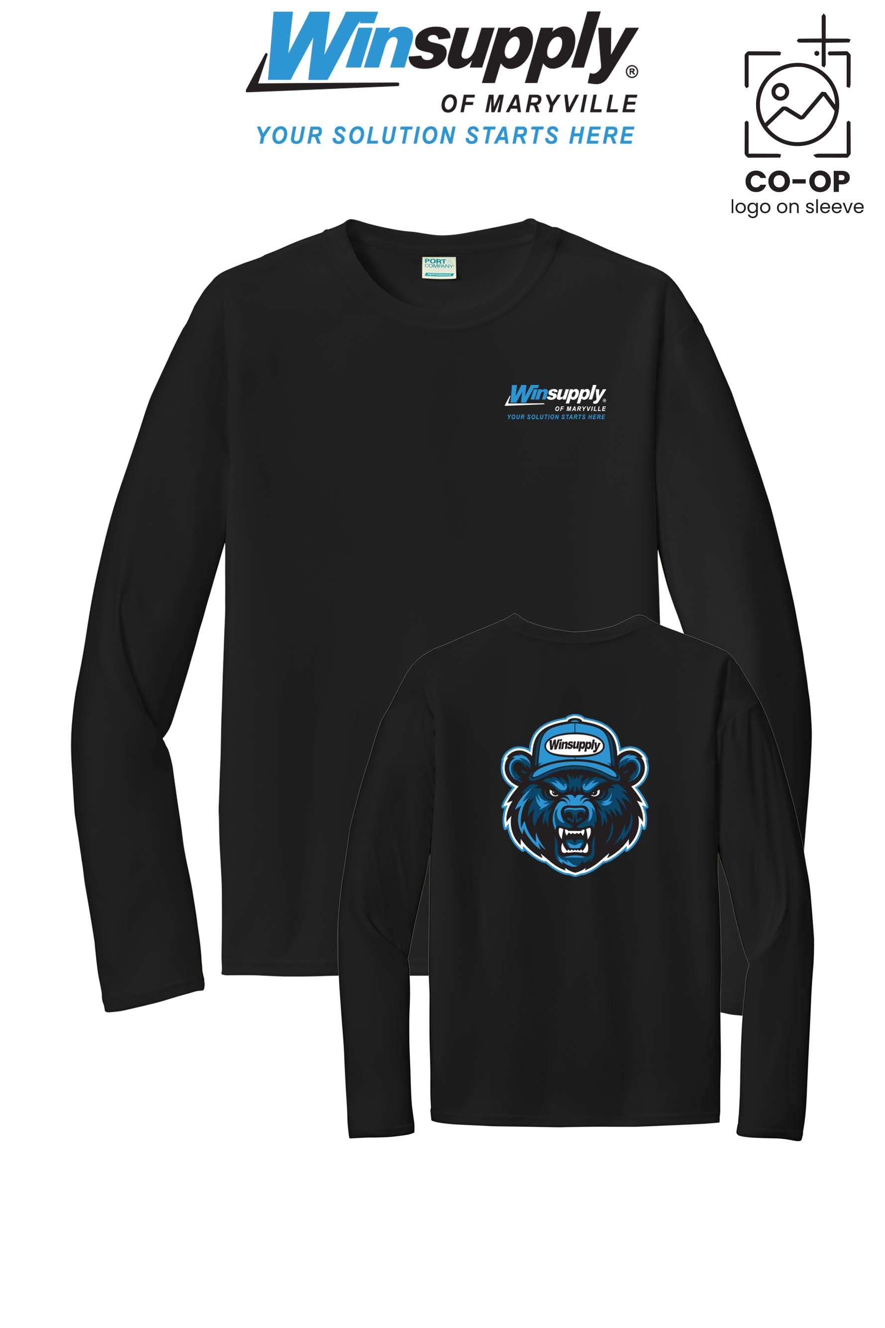Port & Co™ Performance UPF 50 Long Sleeve - Winsupply of Maryville