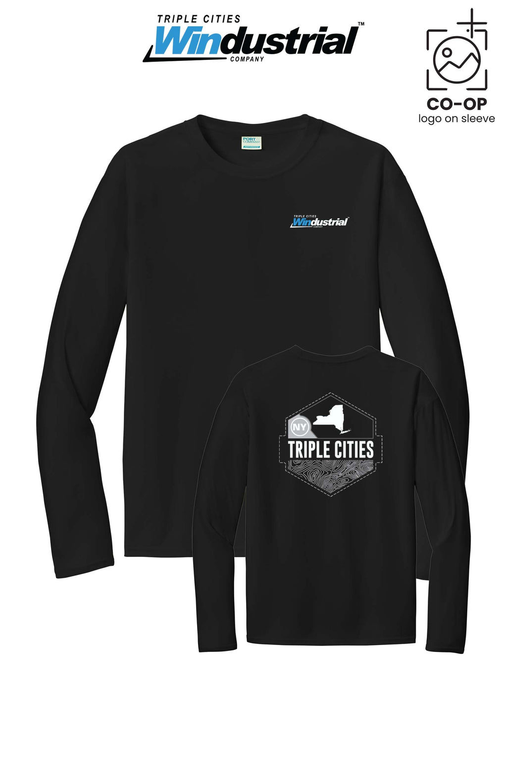 Port & Co™ Performance UPF 50 Long Sleeve - Windustrial Triple Cities