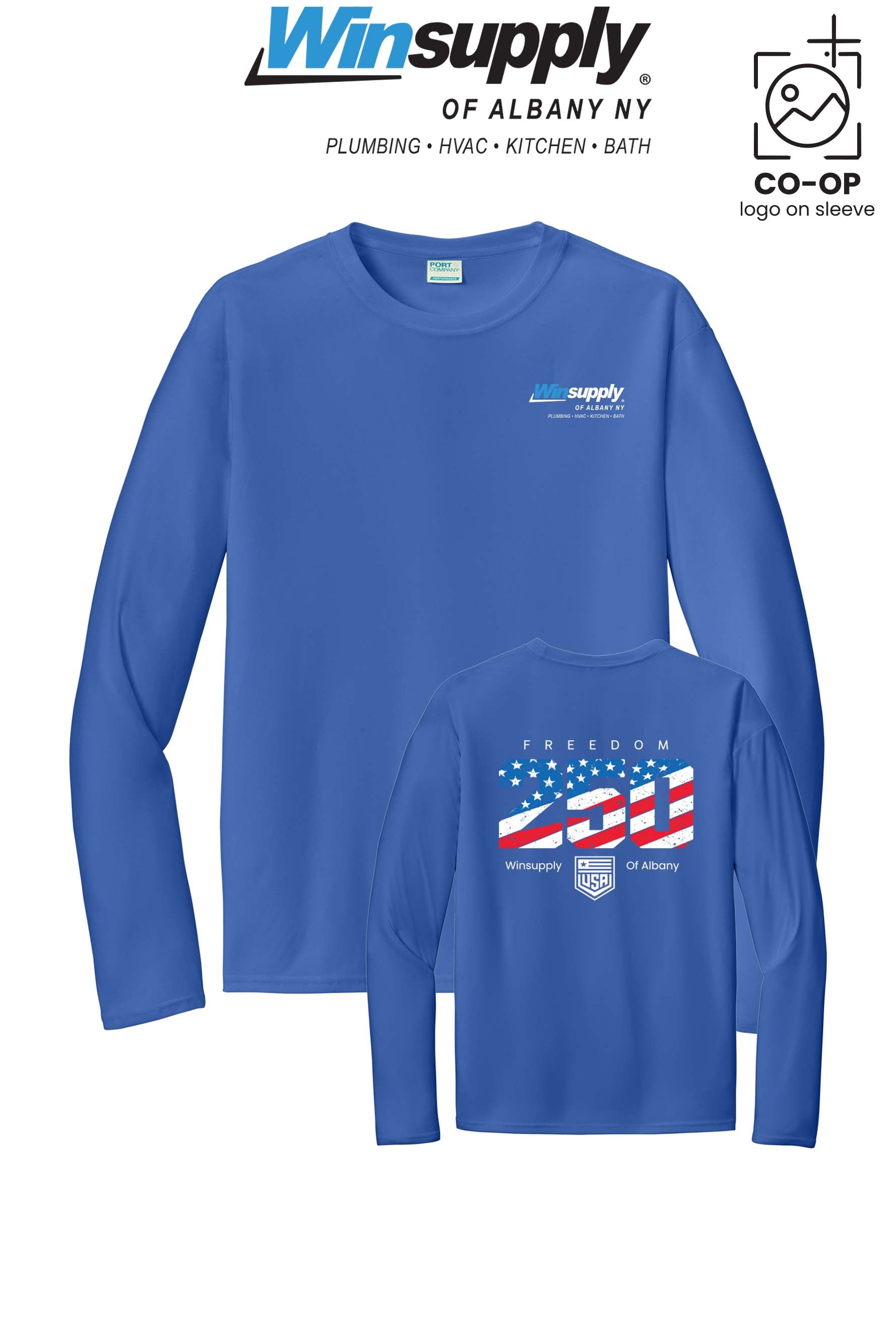 Port & Co™ Performance UPF 50 Long Sleeve - Winsupply of Albany NY