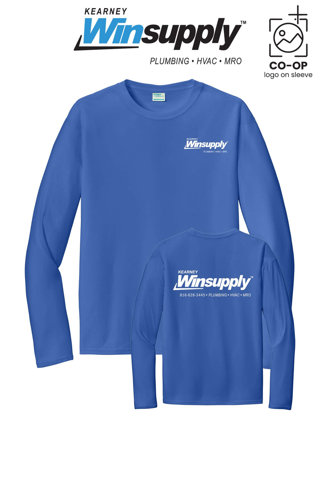 Port & Co™ Performance UPF 50 Long Sleeve - Kearney Winsupply