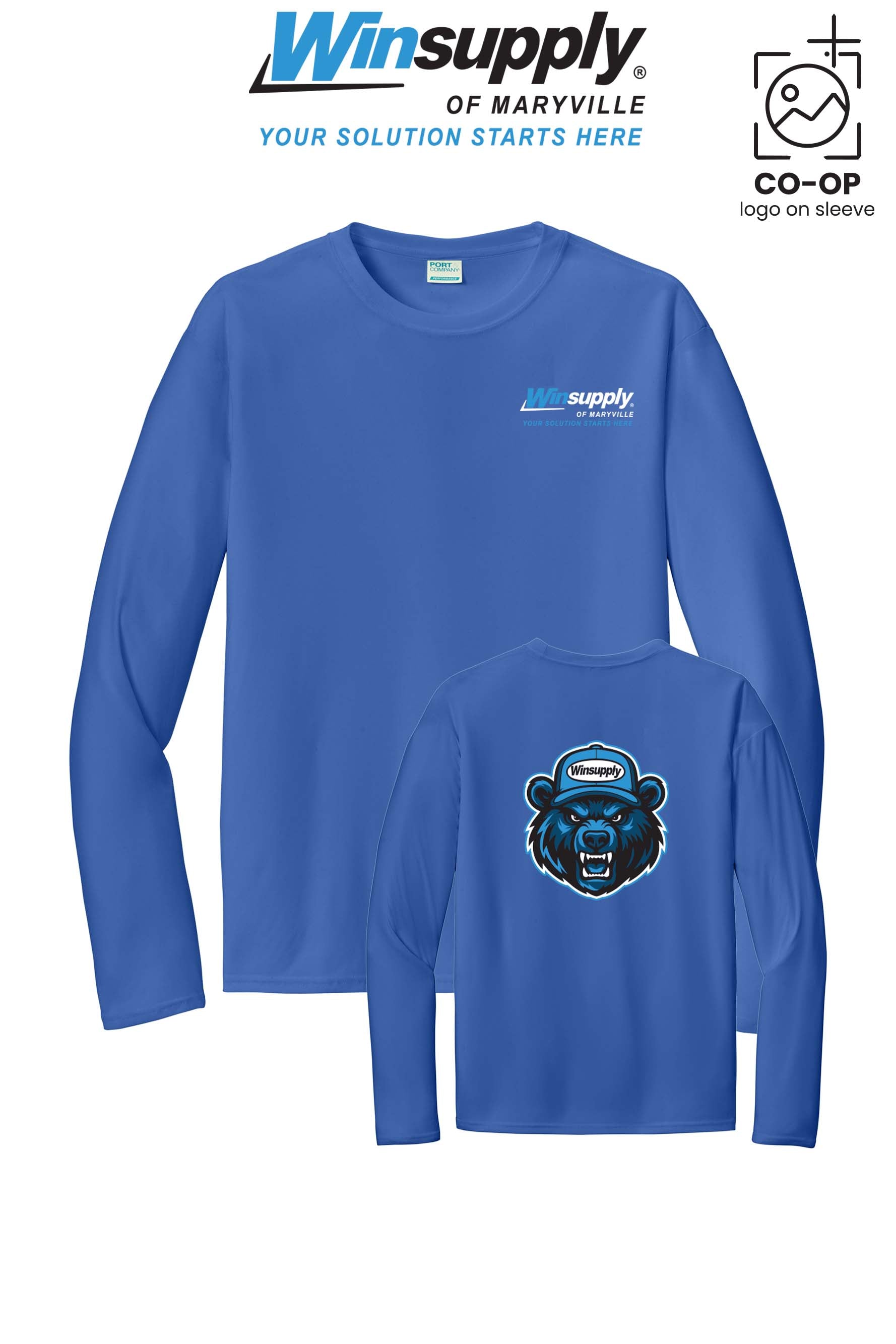 Port & Co™ Performance UPF 50 Long Sleeve - Winsupply of Maryville