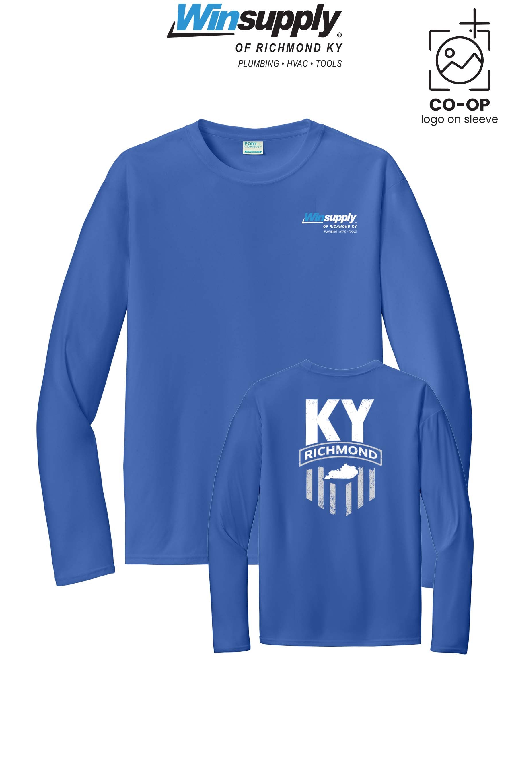 Port & Co™ Performance UPF 50 Long Sleeve - Winsupply of Richmond KY