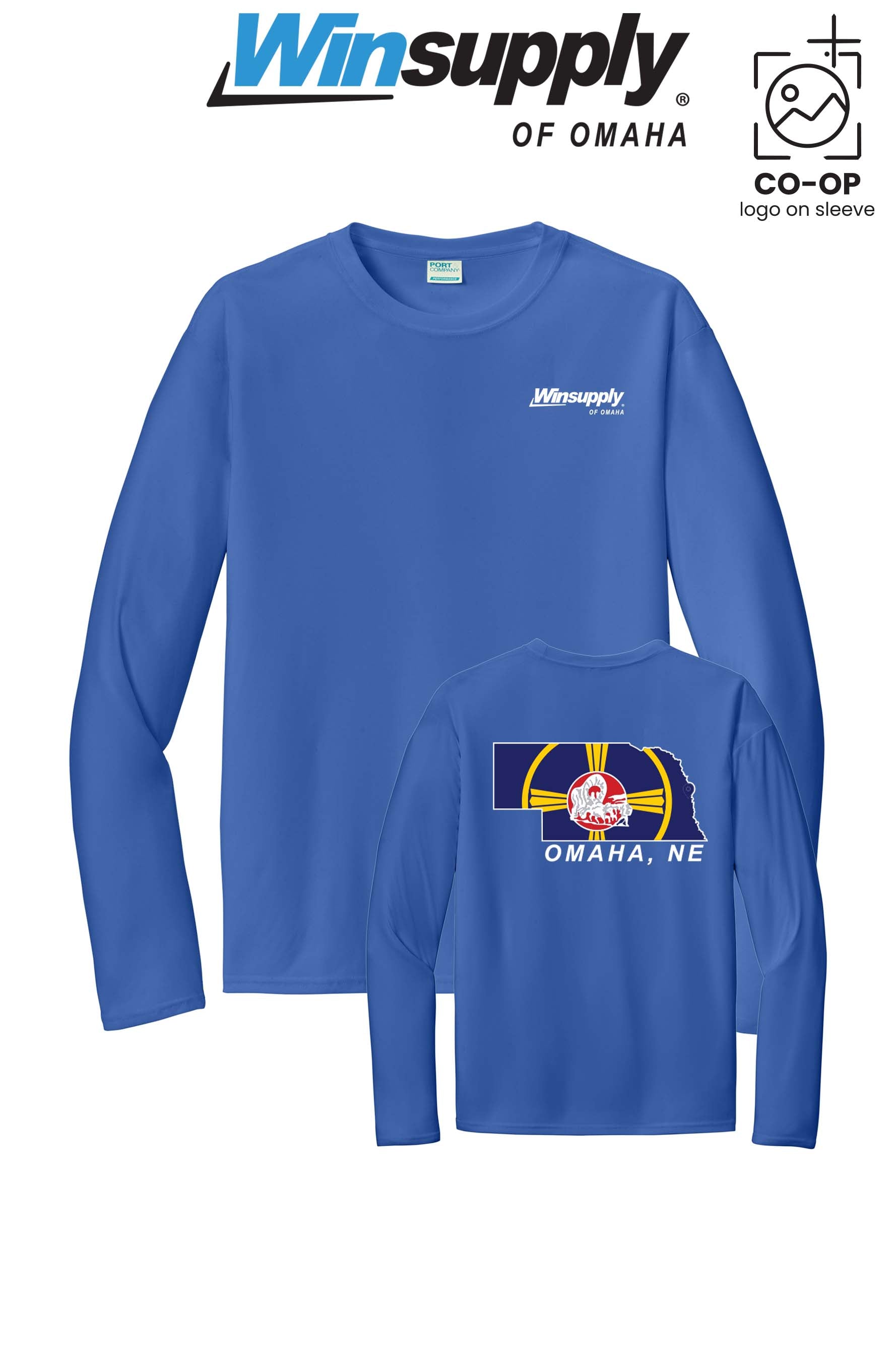 Port & Co™ Performance UPF 50 Long Sleeve - Winsupply of Omaha