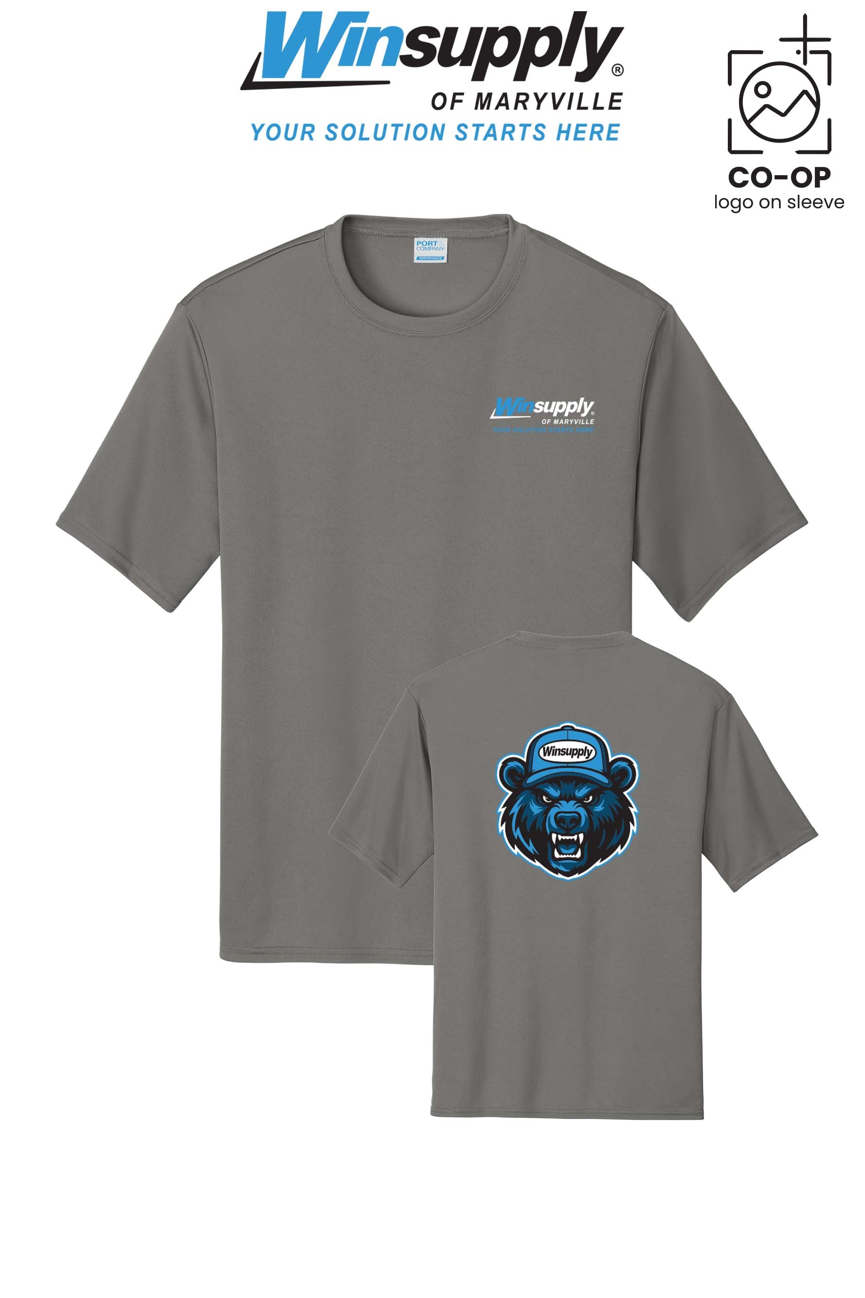 Port & Co™ Performance UPF 50 Tee - Winsupply of Maryville