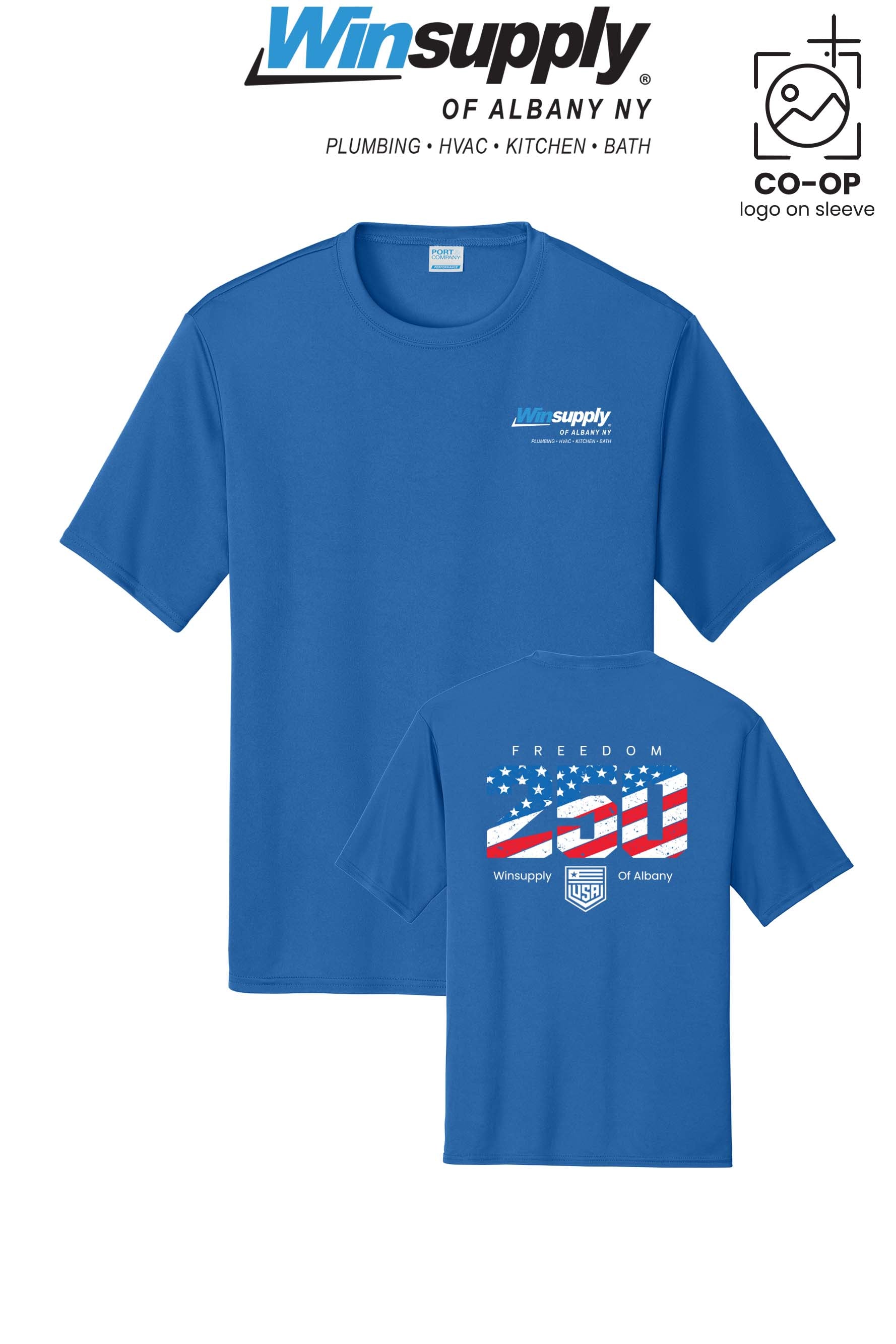 Port & Co™ Performance UPF 50 Tee - Winsupply of Albany NY