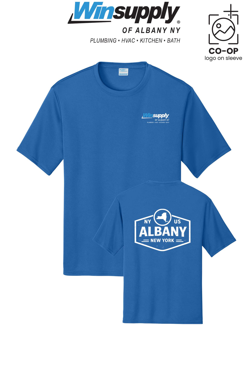 Port & Co™ Performance UPF 50 Tee - Winsupply of Albany NY