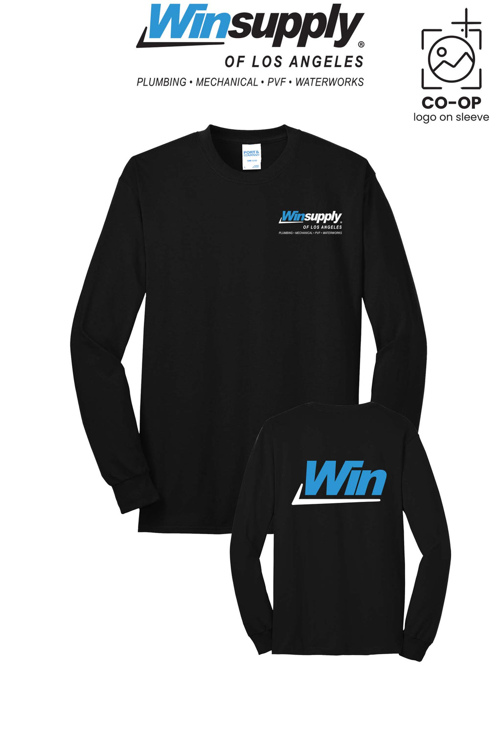 Port & Co™ Long Sleeve Core Blend Tee - Winsupply of Los Angeles