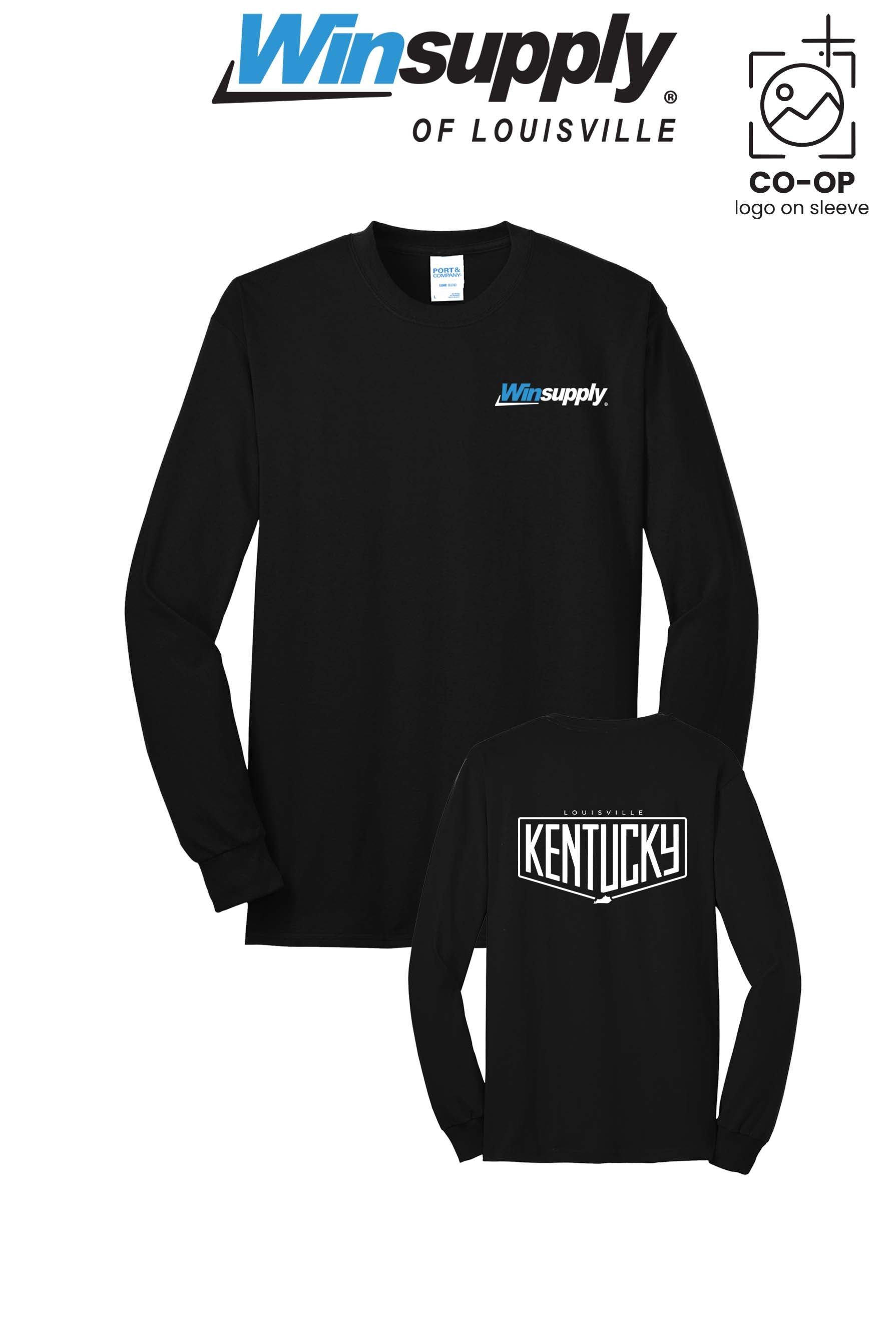 Port & Co™ Long Sleeve Core Blend Tee - Winsupply of Louisville KY