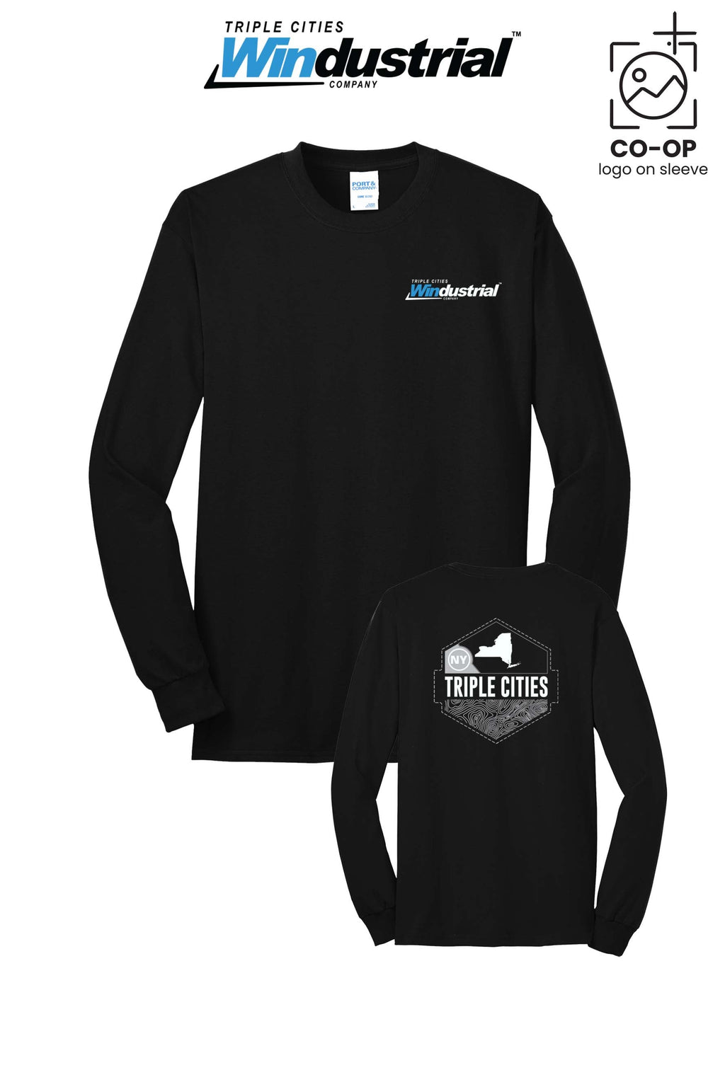 Port & Co™ Long Sleeve Core Blend Tee - Windustrial Triple Cities