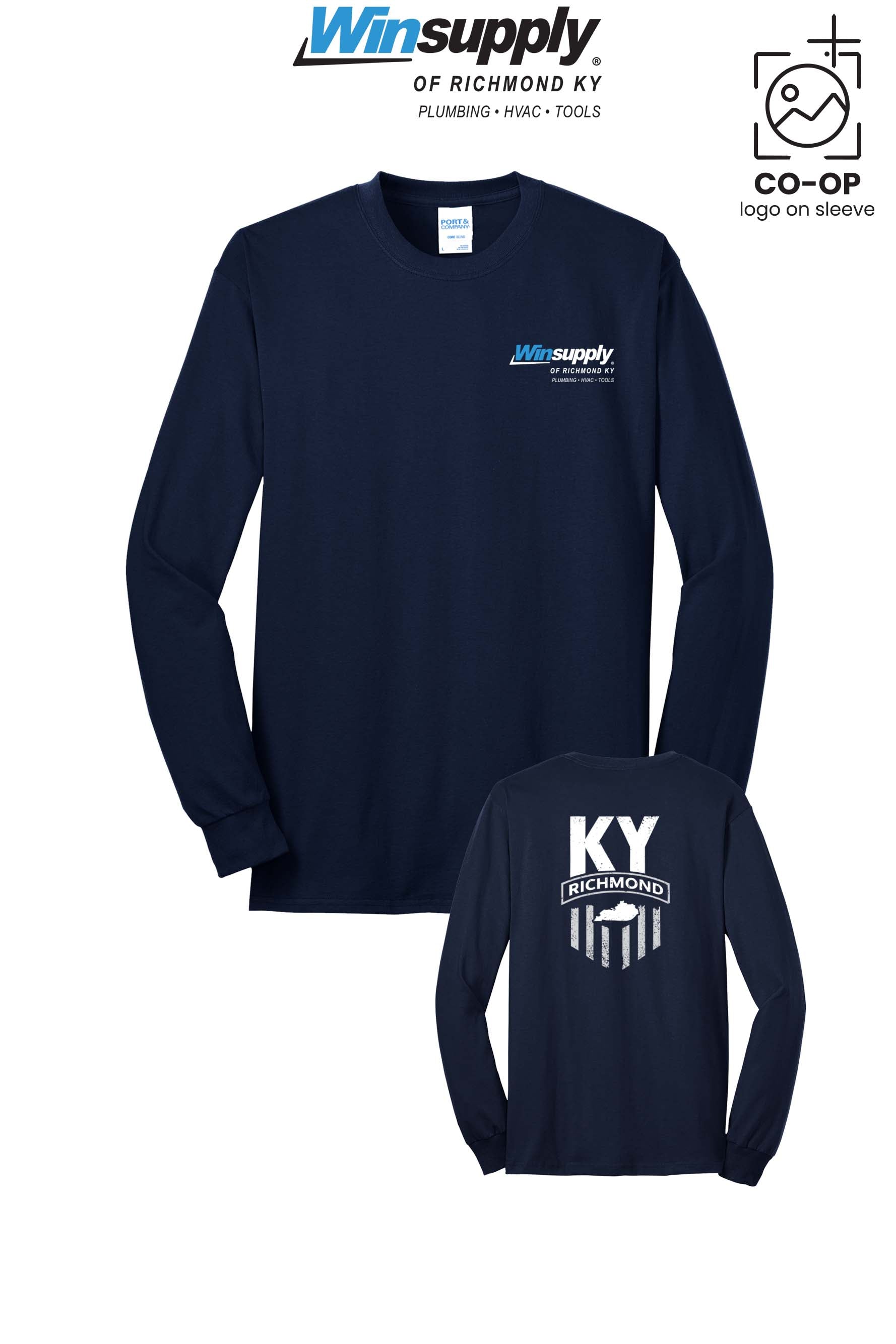 Port & Co™ Long Sleeve Core Blend Tee - Winsupply of Richmond KY