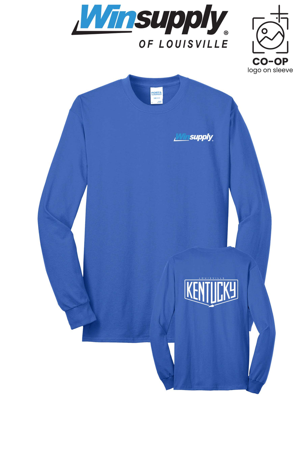 Port & Co™ Long Sleeve Core Blend Tee - Winsupply of Louisville KY