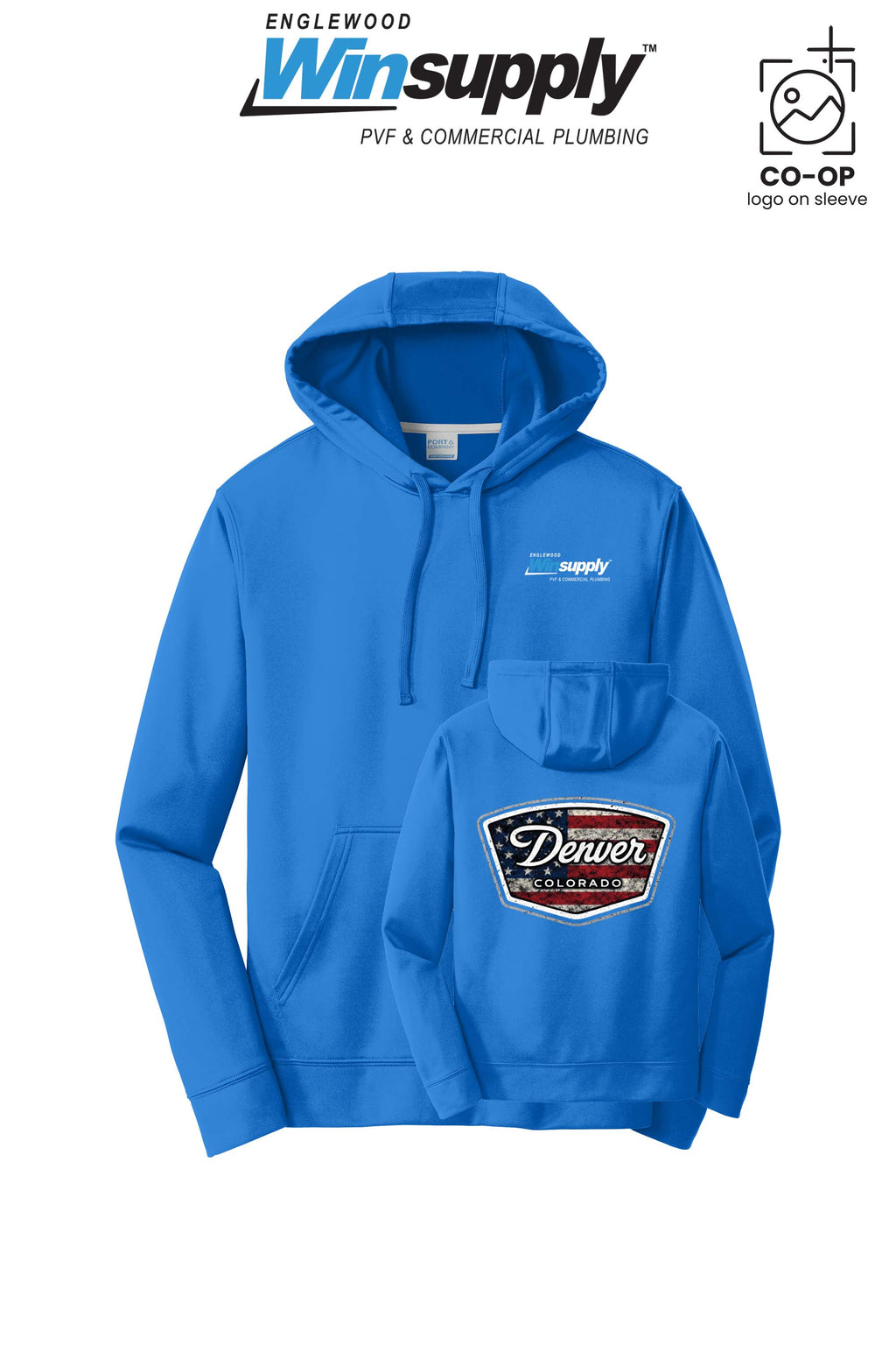 Port & Co™ Performance Fleece Pullover Hooded Sweatshirt - Englewood Winsupply