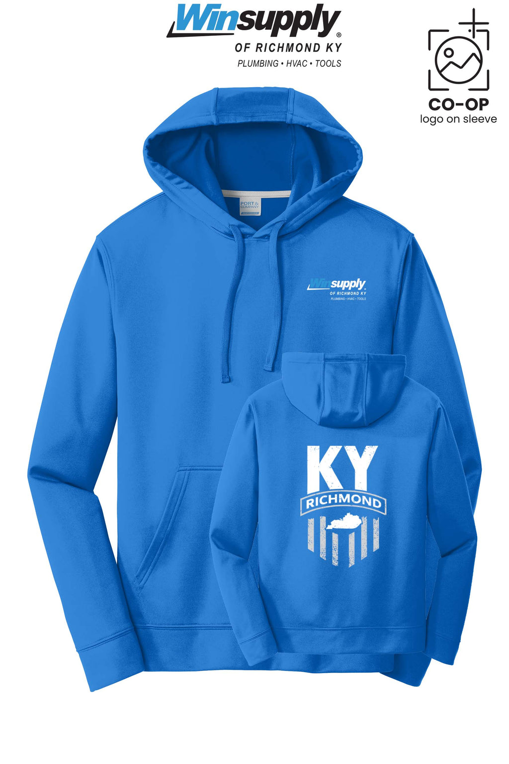 Port & Co™ Performance Fleece Pullover Hooded Sweatshirt - Winsupply of Richmond KY