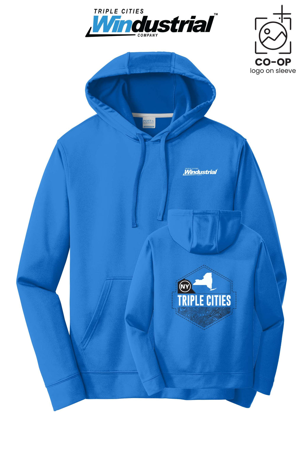 Port & Co™ Performance Fleece Pullover Hooded Sweatshirt - Windustrial Triple Cities
