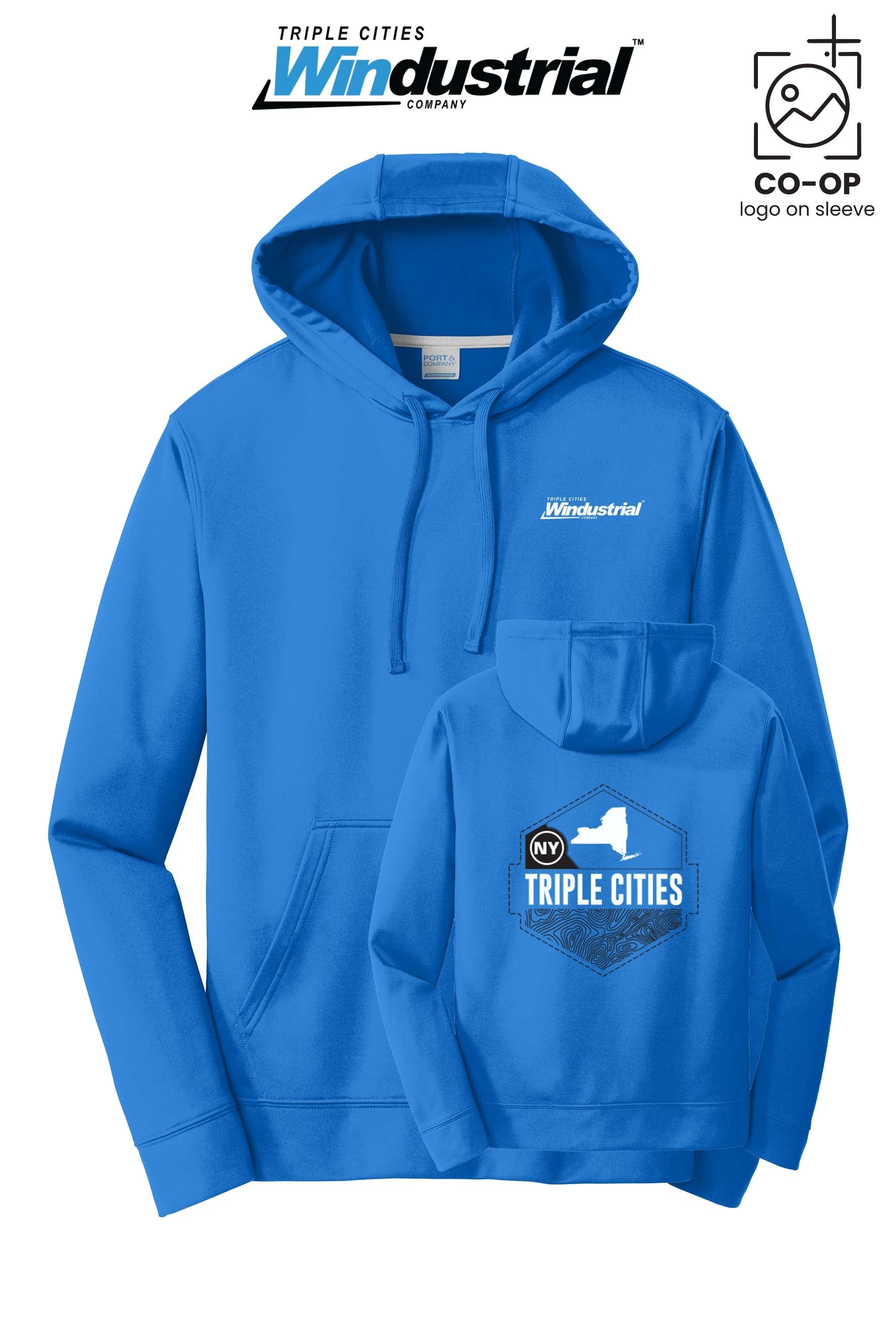 Port & Co™ Performance Fleece Pullover Hooded Sweatshirt - Windustrial Triple Cities